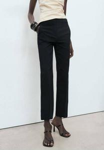 Брюки Mango CROP STRAIGHT-FIT, Black
