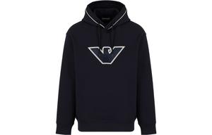 Свитшот FW23 мужской тёмно-синий EMPORIO ARMANI