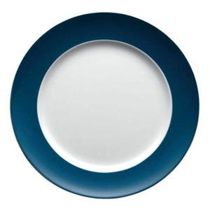 Тарелка обеденная Sunny Day Petrol 27 см Thomas, белый/бензин