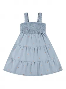 Платье со сборками Levi's Kids, синий