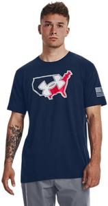 Футболка с коротким рукавом Under Armour Freedom Graphic, (408) Academy/Steel