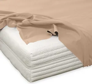 Простыня Dream Sleep Fine Flannel House 150x250 см, серо-коричневый Traumschlaf