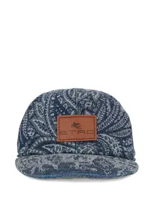 Бейсболка с узором пейсли ETRO KIDS, синий