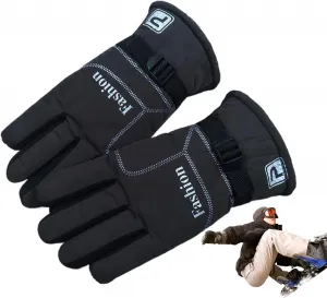 Мотоциклетные перчатки, зимние перчатки для езды | Зимние перчатки для езды в холодную погоду - Мужские зимние перчатки, мужские ветрозащитные мотоциклетные перчатки, водонепроницаемые аксессуары для мотоциклов, blacks