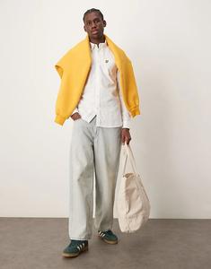 Рубашка оксфорд с длинным рукавом белого цвета Lyle & Scott