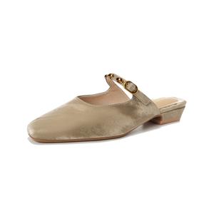 Устойчивые к истиранию сандалии с закрытым носком, женские, шампанского цвета MADALLO, Champagne