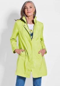Короткое пальто LONG SUPER LEICHTE MIT VERSTECKTER KAPUZE GOLDNER, светло-зеленый