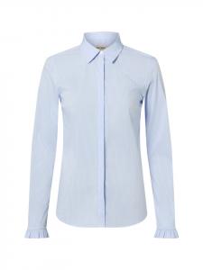 Mos Mosh Блузка MMMattie светло-голубого и белого цвета