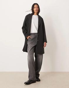 Удлиненное пальто JDY черного цвета