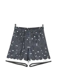 Бермуды с цветочным принтом Givenchy, синий