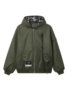 Куртка с капюшоном и нашивкой-логотипом Musium Div., зеленый