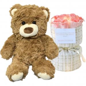 Подтяжки Штаны Глупый Медведь Животное Кукла Плюшевая Кукла Высота 30см LOGISTAR, Bumb Bear Litchi Bouquet