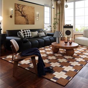 Budis Ковер 300х400 см для гостиной/спальни в винтажном французско-американском стиле, waterproof, моющийся, с высоким ворсом