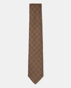 Мужской галстук из твилового шелка Emidio Tucci, зеленый