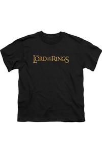 Футболка с коротким рукавом для детей с логотипом "Властелин колец" Lord Of The Rings Lotr Gildan, черный
