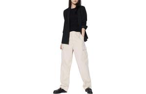 Повседневные брюки унисекс молочно-белые Uniqlo, слоновая кость