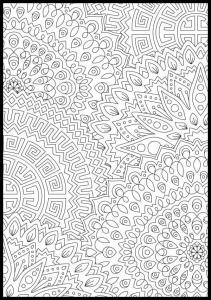 Книжка-раскраска Книжка-раскраска в виде плаката для детей и других, с красивой графикой, мандала, формат 50х70 см. Inna marka