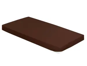 Простыня Irisette "Орион 9", мягкая махровая стрейч, для матрасов высотой до 25 см 120-130х200 см, 1 шт., цвет schoko