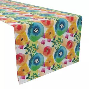 Настольная дорожка, 100 % хлопок, 16x108 дюймов, цветочный 192