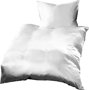 Постельное белье 140x200 + 70x90 см, хлопок, вафельный пике, однотонный белый Gerald Wittmann