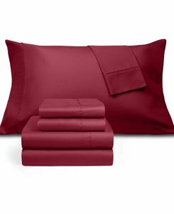 Комплект постельного белья Brookline, 6 предметов, плотность ткани 1400 нитей, размер Queen Fairfield Square Collection, Red