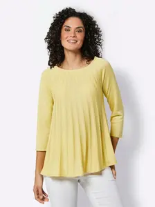 CREATION L PREMIUM вязаный свитер "шелковый свитер с содержанием кашемира", цвет Zitrone