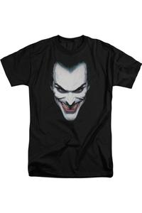Футболка с коротким рукавом и изображением Бэтмена Джокера для взрослых Gildan, черный