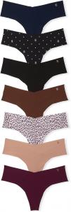 Женские трусики-стринги Victoria's Secret без видимых линий, женские трусики, набор из нескольких пар (XS-XXL), Neutral Mix