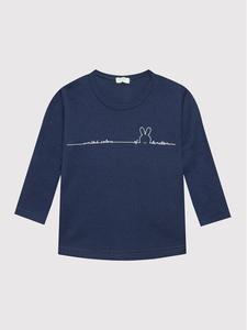 Блуза стандартного кроя United Colors Of Benetton, синий