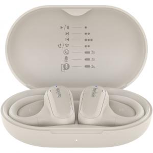 Наушники беспроводные Belkin SoundForm ClearFit True Wireless Open-Ear AUC013BTSA, Бежевый