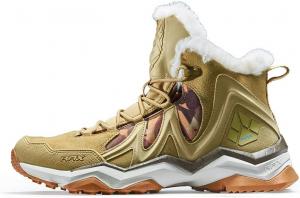 Мужские теплые зимние ботинки RAX с меховой подкладкой для улицы, зимние походные сапоги, противоскользящие, легкие кроссовки, хаки