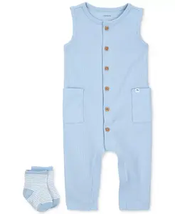 Комбинезон и носки для мальчиков, 2 предмета Carter's, синий