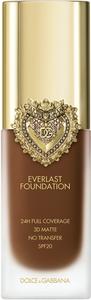 Интенсивно покрывающая жидкость с длительным действием spf 20 Dolce&Gabbana Flawless Everlast Foundation, 37W Deep 27 ml