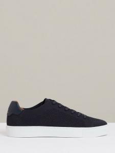 Трикотажные кроссовки finley с низким верхом Reiss, темно-синий