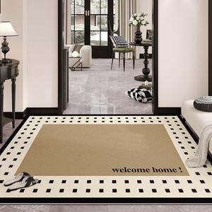 Xinglianxin Ковер 120х160 см для прихожей из кожи, моющийся, стираемый, настраиваемый, в стиле Leather-French-Welcome