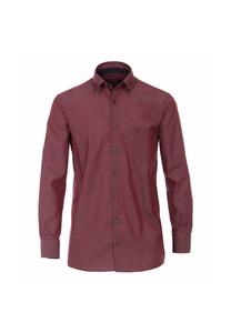 Мужская деловая рубашка в клетку комфортного кроя CASAMODA, цвет Mittelrot