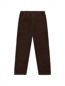 Хлопковые брюки из молескина в стиле милитари Fortela, коричневый