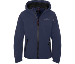 BERGSON Легкая утепленная куртка-дождевик, водонепроницаемость 12000 мм водяного столба, синяя