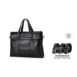 Верхний слой кожи коровы 15-дюймовая сумка для ноутбука, через плечо, натуральная кожа портфель большой мужской черный GOLF