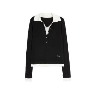 Свитер из трикотажной ткани женский ELLE, черный