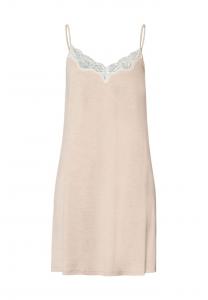 Натуральная элегантность кружевная ночная рубашка Hanro, цвет 3012 toffee melan