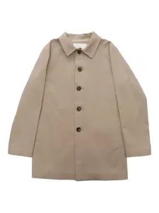 Тренч на пуговицах Paolo Pecora Kids, нейтральный