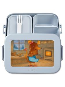 Mr. & Mrs. Panda Дизайн печенья Bentobox Mouse без слов, пастельно-голубой цвет