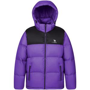 Пуховик унисекс CAMEL, фиолетовый