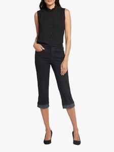 Прямые укороченные джинсы marilyn NYDJ, черный