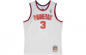 Баскетбольная майка унисекс белая Mitchell Ness