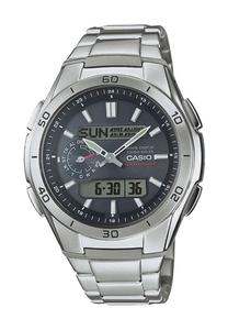 Мужские радиоуправляемые часы WVA-M650D-1AER CASIO, серебро