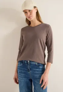 Простая футболка с длинными рукавами Cecil, Beige