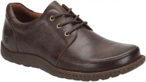 Мужские повседневные туфли BORN Nigel с тремя отверстиями для шнурков, коричневый