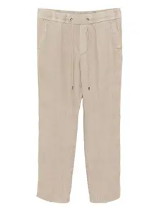 Льняные брюки James Perse, нейтральный